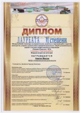 Никитин Максим - Лауреат II степени