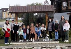 Учащиеся Атемарской ДШИ на выставке резчиков 